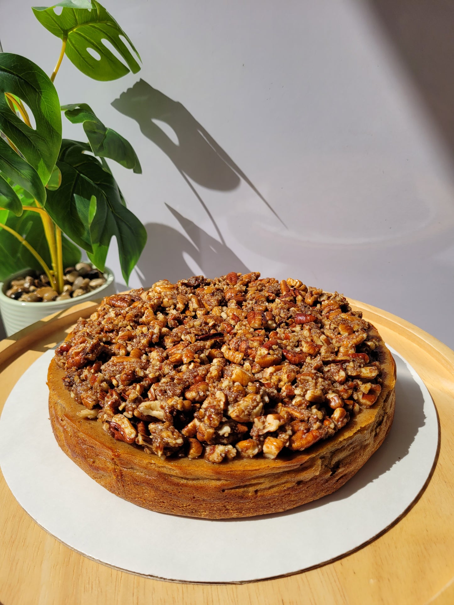 Pumpkin Spice Caramel Cheesecake