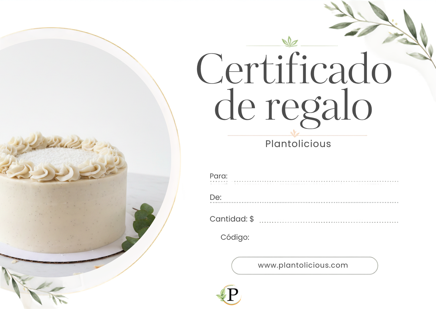 Certificado de Regalo