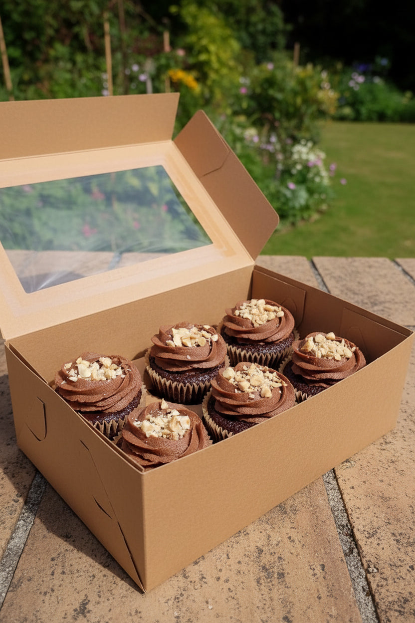 Cupcakes de Choco Avellanas (New-tella Natural)