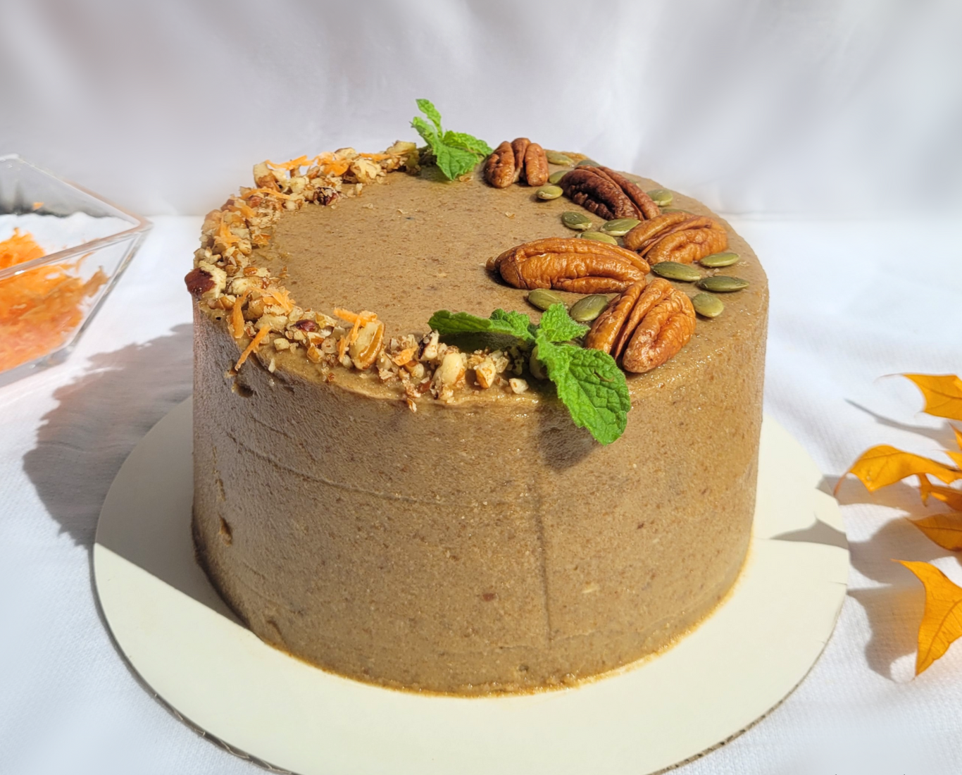 Bizcocho de Zanahoria con <queso crema>