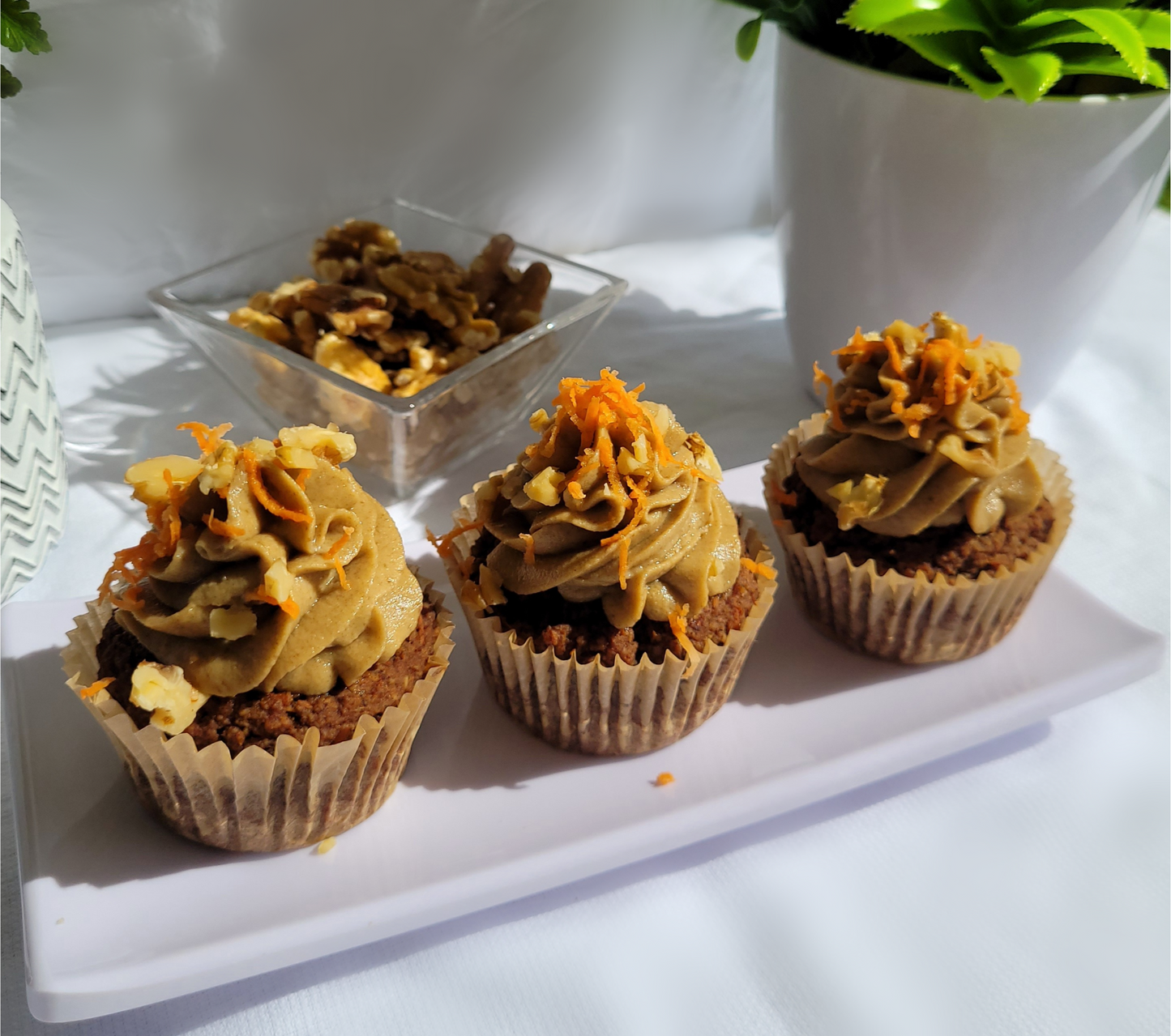 Cupcakes de zanahoria y «queso crema»