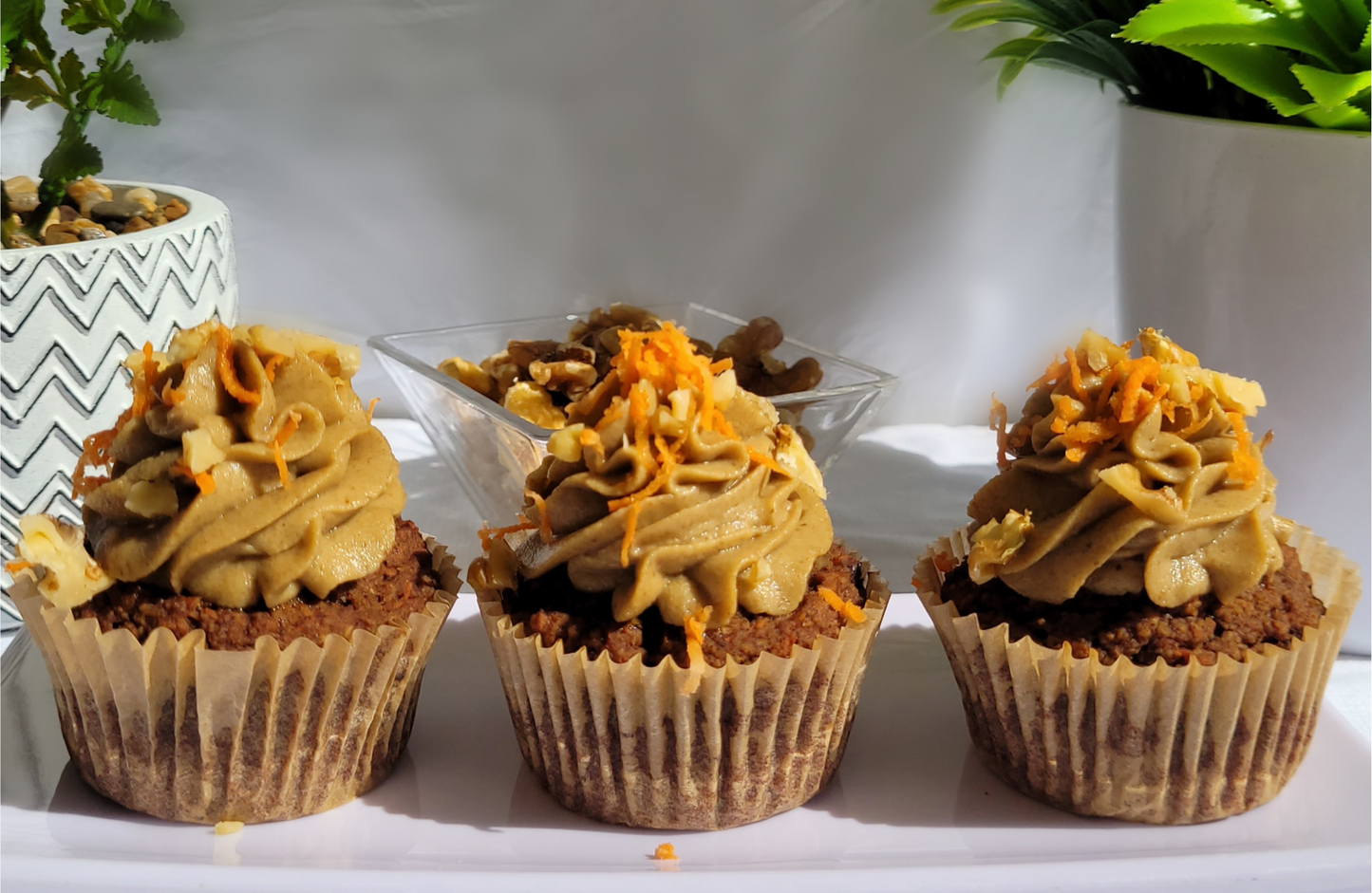 Cupcakes de zanahoria y «queso crema»