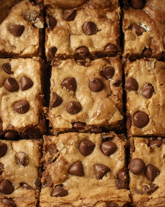 Receta de Blondies de Guineo y Chocolate