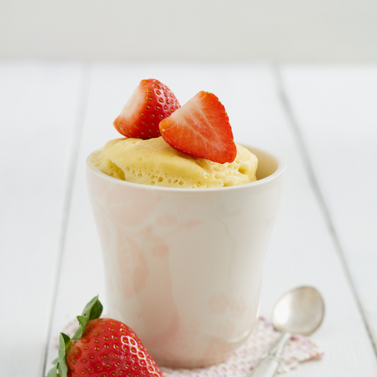 Mug Cake de Vainilla: un postre saludable en menos de 5 minutos