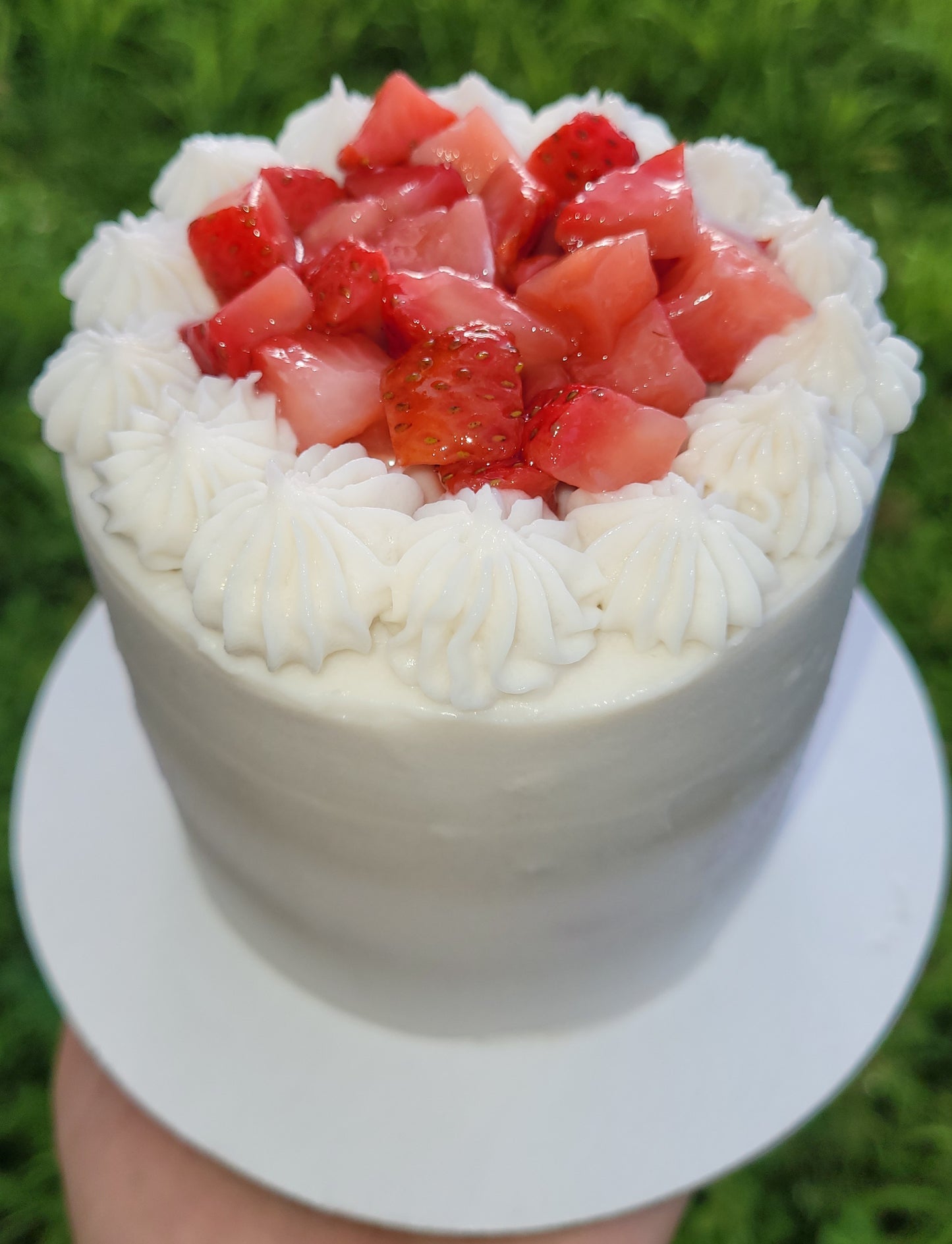 Mini Cake de Strawberries and Cream