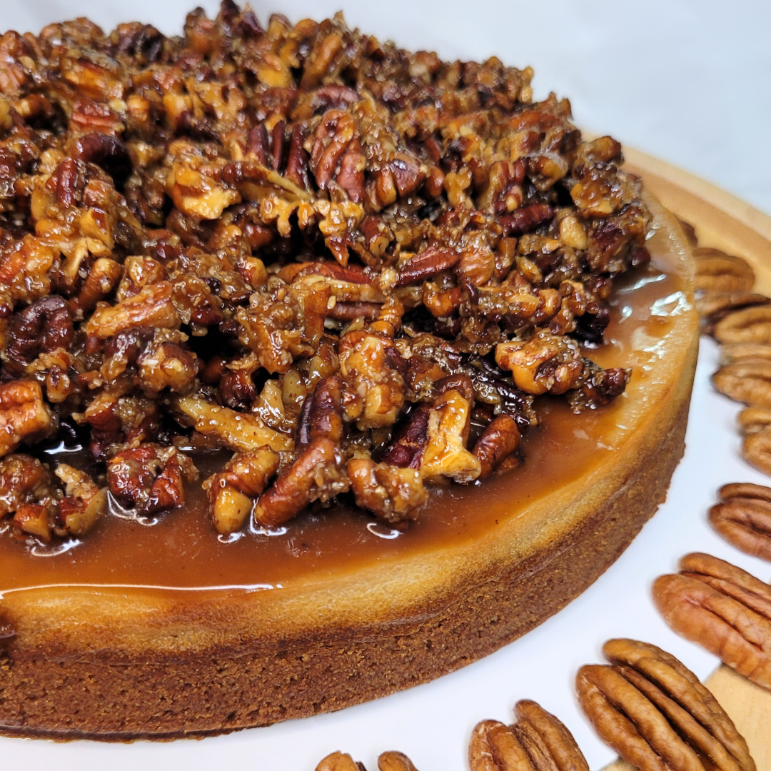 Pecan Caramel Cheesecake