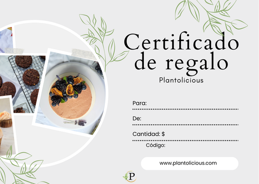Certificado de Regalo