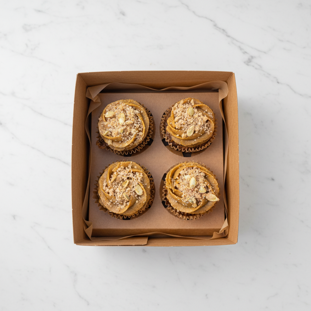 Cupcakes de Calabaza Especiada (Pumpkin Spice)