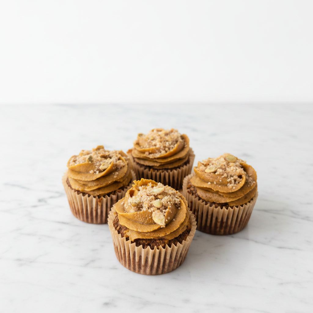 Cupcakes de Calabaza Especiada (Pumpkin Spice)
