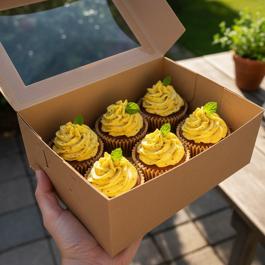 Cupcakes de Vainilla y Parcha