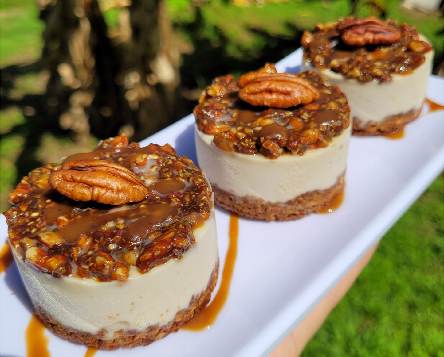 Pecan Mini Cheesecakes