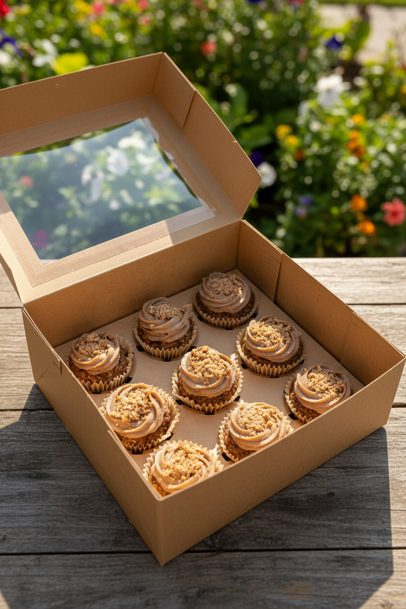 Cupcakes de zanahoria y «queso crema»