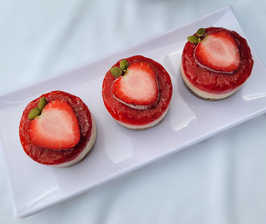 Strawberries Mini Cheesecakes